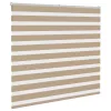 Zebrafüggönnyel homokbarna szövetszélesség 155,9 cm poliészter