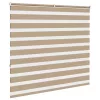 Zebrafüggönnyel homokbarna szövetszélesség 155,9 cm poliészter