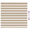Zebrafüggönnyel homokbarna szövetszélesség 155,9 cm poliészter
