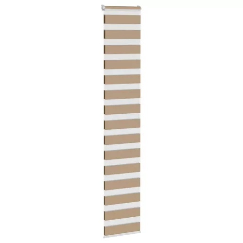 Zebrafüggönnyel homokbarna szövetszélesség 35,9 cm poliészter