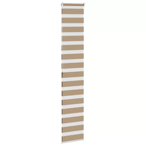 Zebrafüggönnyel homokbarna szövetszélesség 35,9 cm poliészter