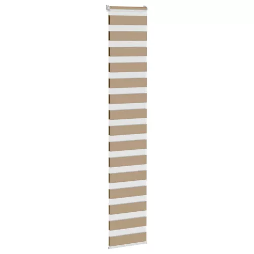 Zebrafüggönnyel homokbarna szövetszélesség 40,9 cm poliészter