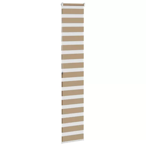 Zebrafüggönnyel homokbarna szövetszélesség 40,9 cm poliészter