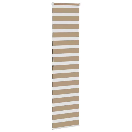 Zebrafüggönnyel homokbarna szövetszélesség 55,9 cm poliészter