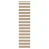 Zebrafüggönnyel homokbarna szövetszélesség 60,9 cm poliészter