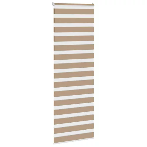 Zebrafüggönnyel homokbarna szövetszélesség 70,9 cm poliészter