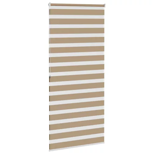 Zebrafüggönnyel homokbarna szövetszélesség 95,9 cm poliészter