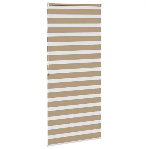 Zebrafüggönnyel homokbarna szövetszélesség 100,9 cm poliészter