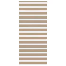   Zebrafüggönnyel homokbarna szövetszélesség 110,9 cm poliészter