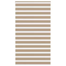   Zebrafüggönnyel homokbarna szövetszélesség 115,9 cm poliészter