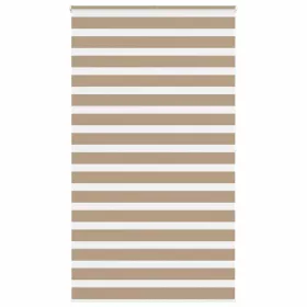   Zebrafüggönnyel homokbarna szövetszélesség 120,9 cm poliészter