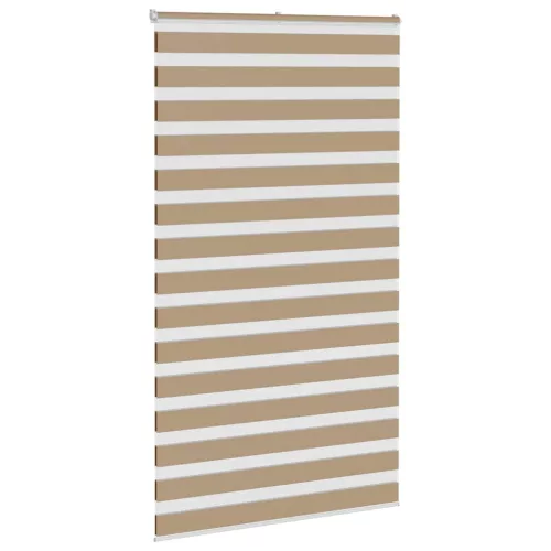 Zebrafüggönnyel homokbarna szövetszélesség 120,9 cm poliészter
