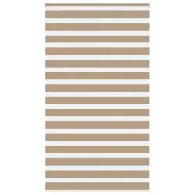   Zebrafüggönnyel homokbarna szövetszélesség 125,9 cm poliészter