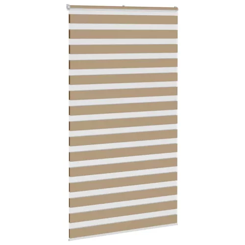 Zebrafüggönnyel homokbarna szövetszélesség 130,9 cm poliészter