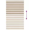 Zebrafüggönnyel homokbarna szövetszélesség 135,9 cm poliészter