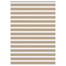   Zebrafüggönnyel homokbarna szövetszélesség 155,9 cm poliészter