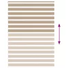 Zebrafüggönnyel homokbarna szövetszélesség 155,9 cm poliészter