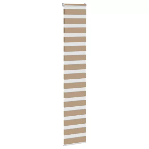 Zebrafüggönnyel homokbarna szövetszélesség 35,9 cm poliészter