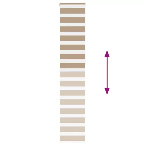 Zebrafüggönnyel homokbarna szövetszélesség 40,9 cm poliészter