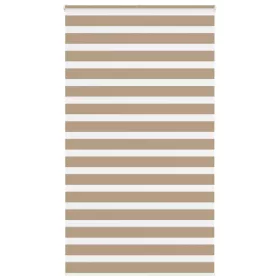   Zebrafüggönnyel homokbarna szövetszélesség 115,9 cm poliészter