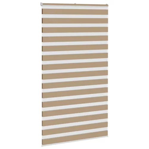 Zebrafüggönnyel homokbarna szövetszélesség 120,9 cm poliészter