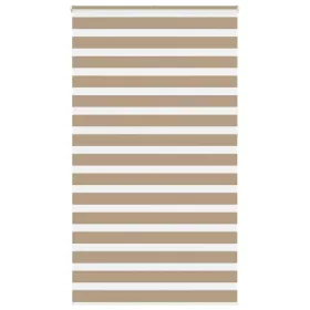   Zebrafüggönnyel homokbarna szövetszélesség 125,9 cm poliészter