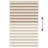 Zebrafüggönnyel homokbarna szövetszélesség 140,9 cm poliészter