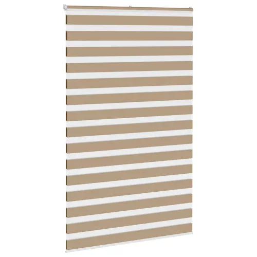 Zebrafüggönnyel homokbarna szövetszélesség 145,9 cm poliészter