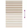 Zebrafüggönnyel homokbarna szövetszélesség 145,9 cm poliészter