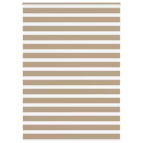   Zebrafüggönnyel homokbarna szövetszélesség 150,9 cm poliészter
