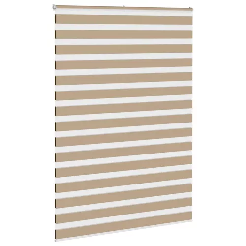 Zebrafüggönnyel homokbarna szövetszélesség 150,9 cm poliészter