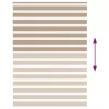 Zebrafüggönnyel homokbarna szövetszélesség 150,9 cm poliészter