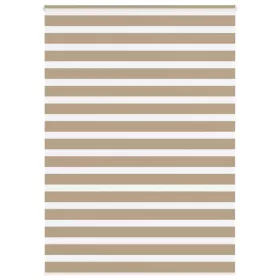   Zebrafüggönnyel homokbarna szövetszélesség 155,9 cm poliészter