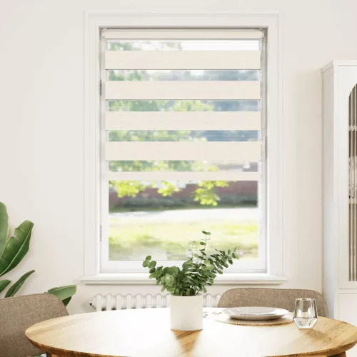 Zebrafüggönnyel márványbézs szövetszélesség 80,9 cm poliészter