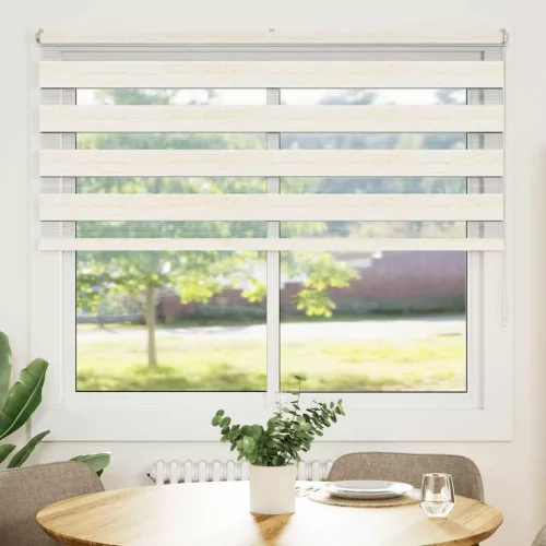 Zebrafüggönnyel márványbézs szövetszélesség 160,9 cm poliészter