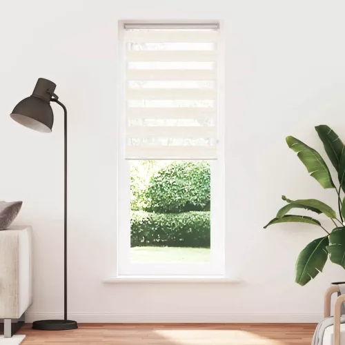 Zebrafüggönnyel márványbézs szövetszélesség 75,9 cm poliészter