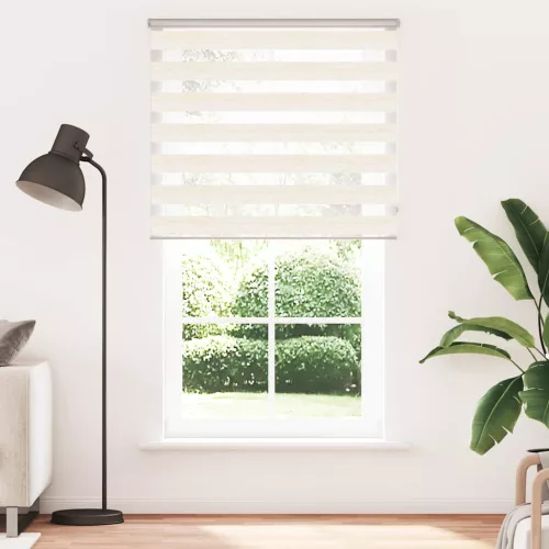Zebrafüggönnyel márványbézs szövetszélesség 130,9 cm poliészter