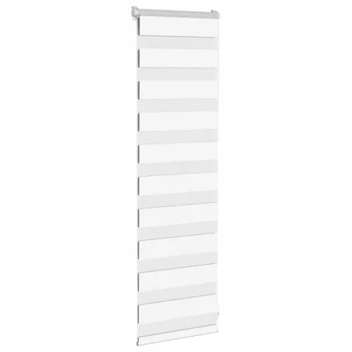 Zebrafüggönnyel fehér szövetszélesség 40,9 cm poliészter