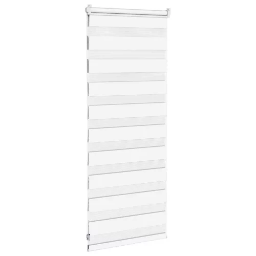 Zebrafüggönnyel fehér szövetszélesség 50,9 cm poliészter