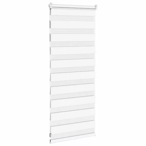 Zebrafüggönnyel fehér szövetszélesség 55,9 cm poliészter