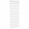 Zebrafüggönnyel fehér szövetszélesség 60,9 cm poliészter