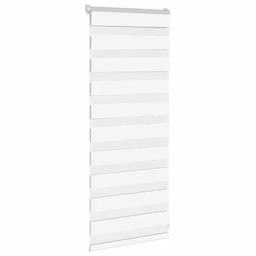 Zebrafüggönnyel fehér szövetszélesség 60,9 cm poliészter