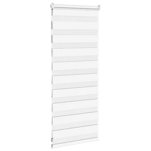 Zebrafüggönnyel fehér szövetszélesség 60,9 cm poliészter