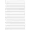 Zebrafüggönnyel fehér szövetszélesség 105,9 cm poliészter