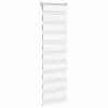 Zebrafüggönnyel fehér szövetszélesség 40,9 cm poliészter
