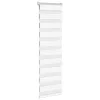 Zebrafüggönnyel fehér szövetszélesség 45,9 cm poliészter