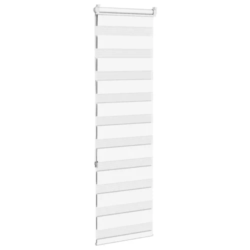 Zebrafüggönnyel fehér szövetszélesség 45,9 cm poliészter