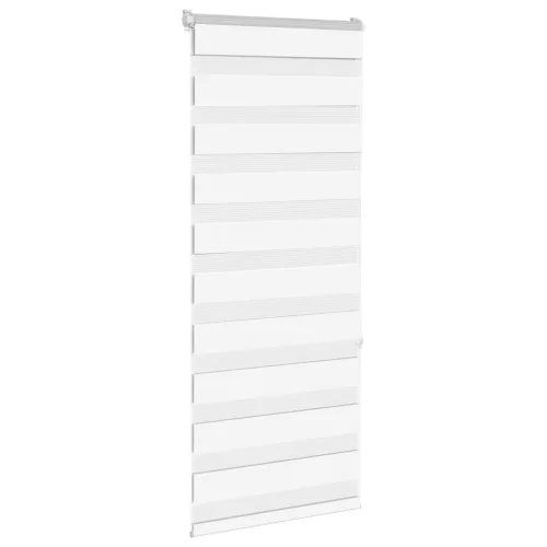 Zebrafüggönnyel fehér szövetszélesség 50,9 cm poliészter