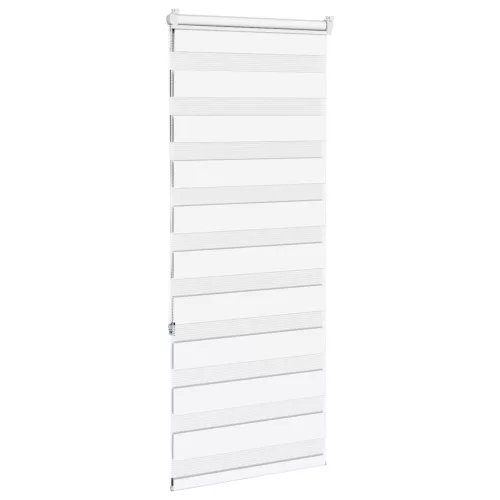 Zebrafüggönnyel fehér szövetszélesség 50,9 cm poliészter