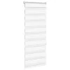 Zebrafüggönnyel fehér szövetszélesség 60,9 cm poliészter